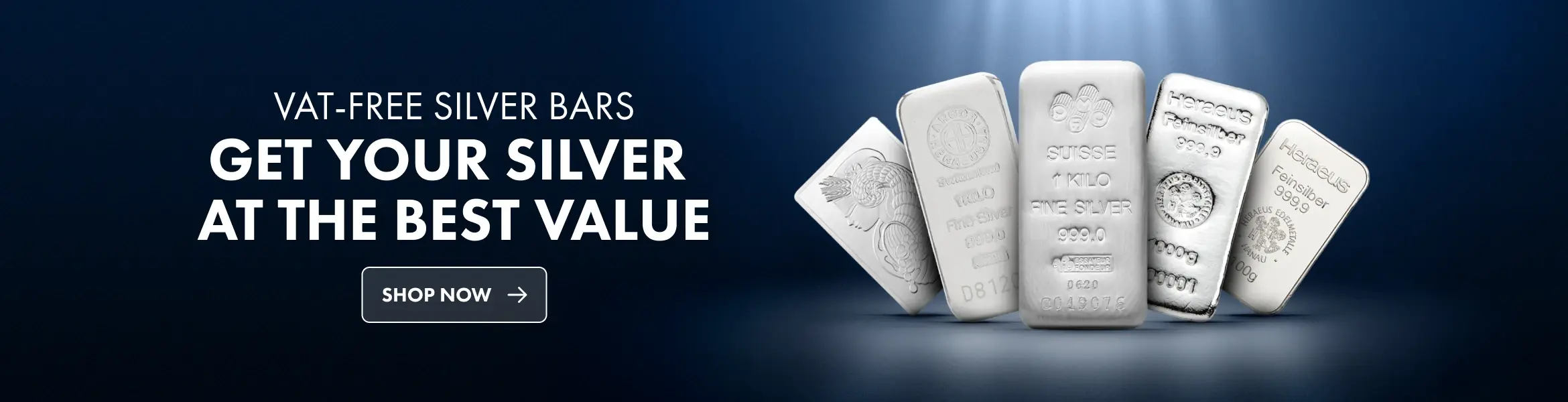 VAT-Free Silver Bars